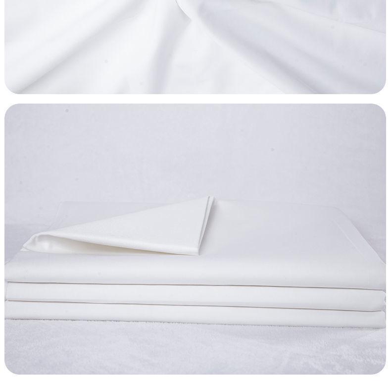 Хлопковый Белый Больничный Толстый Набор Простыней: Простыня, пододеяльник и наволочка для общежитий и государственного использования