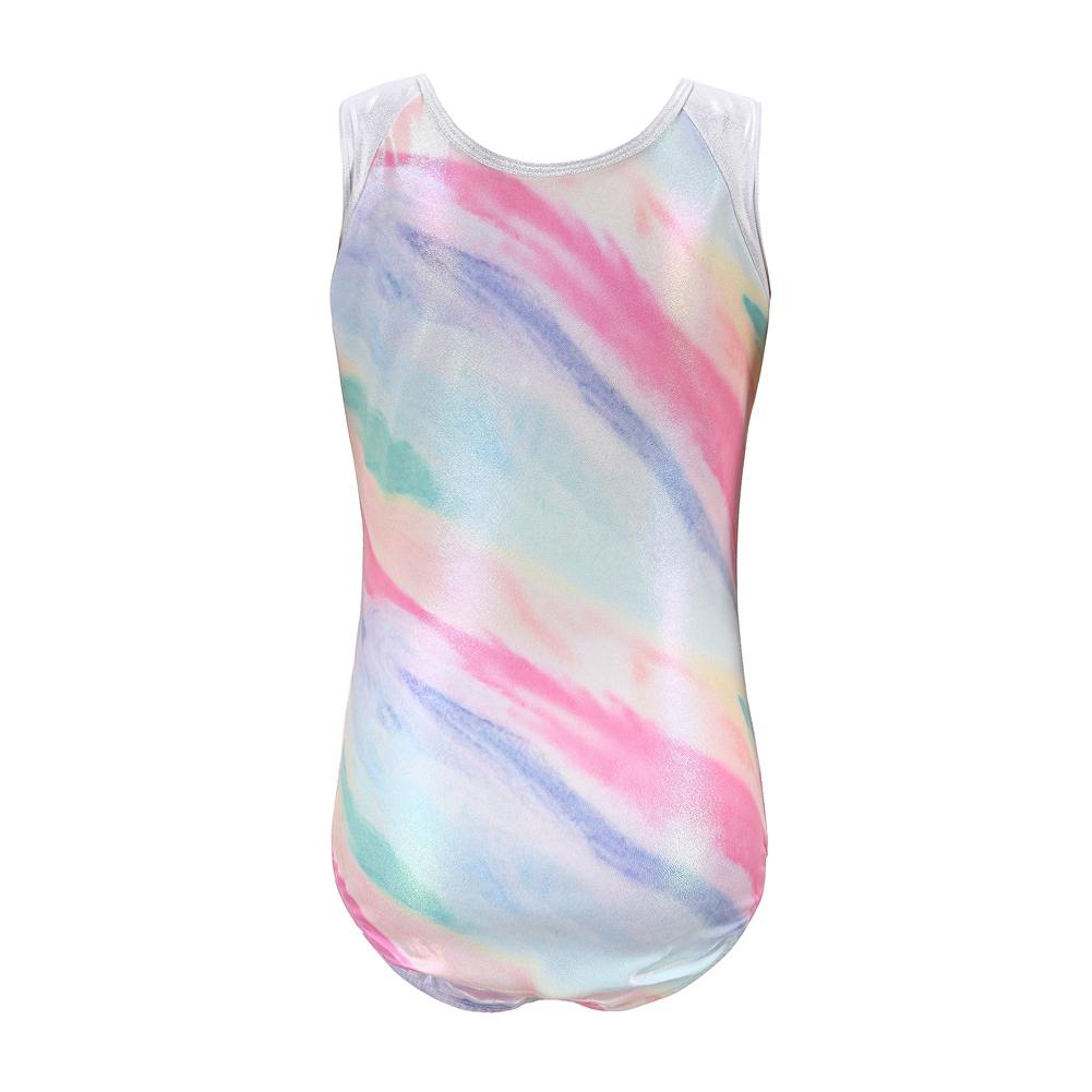 Детский блестящий купальник без рукавов для девочек, гимнастический купальник для балета и танцев, боди, комбинезон, купальник без рукавов, одежда для катания на коньках