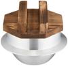Кастрюля Yamashita Kogei с деревянной крышкой 1 55688000, большая, чашка,