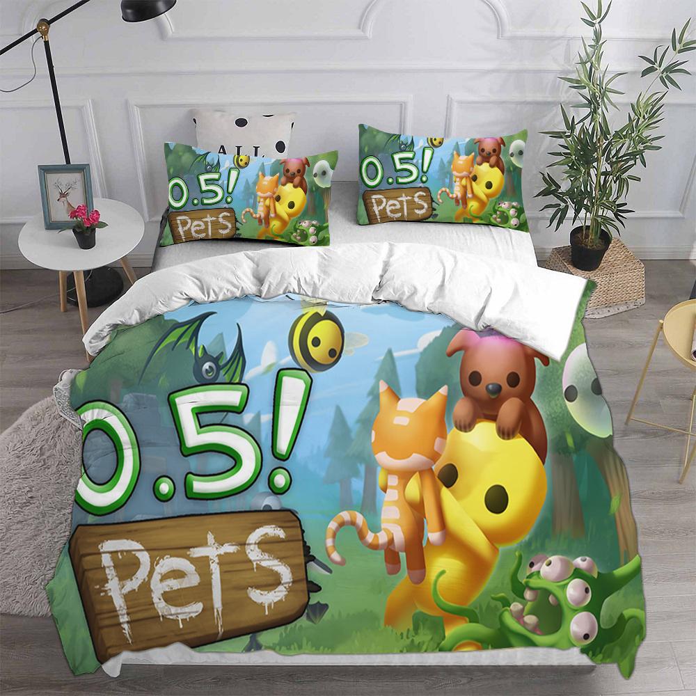 3D Print Wobbly & Life Single Twin Full Queen King Size Quilt Anime Bed Cover Pillow Case 2-3 Pieces Duvet Cover Bedding Sets