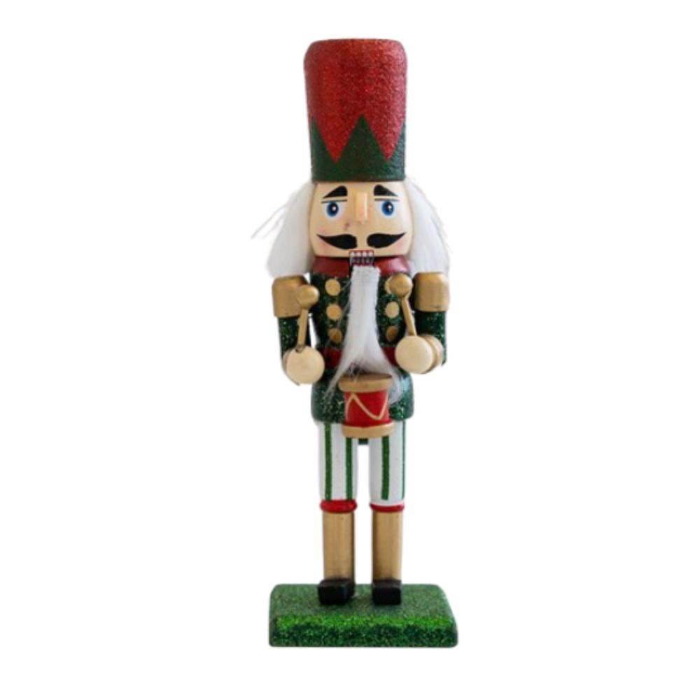 16 см Деревянное украшение в виде Щелкунчика, расписанное Веселое рождественское украшение для вечеринки