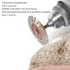6mm Diamond Cutting Circular Saw Blade Set Cutting Discs With Mandrel For Dretttmel Drill Wood Metal Stone Cutting Tool