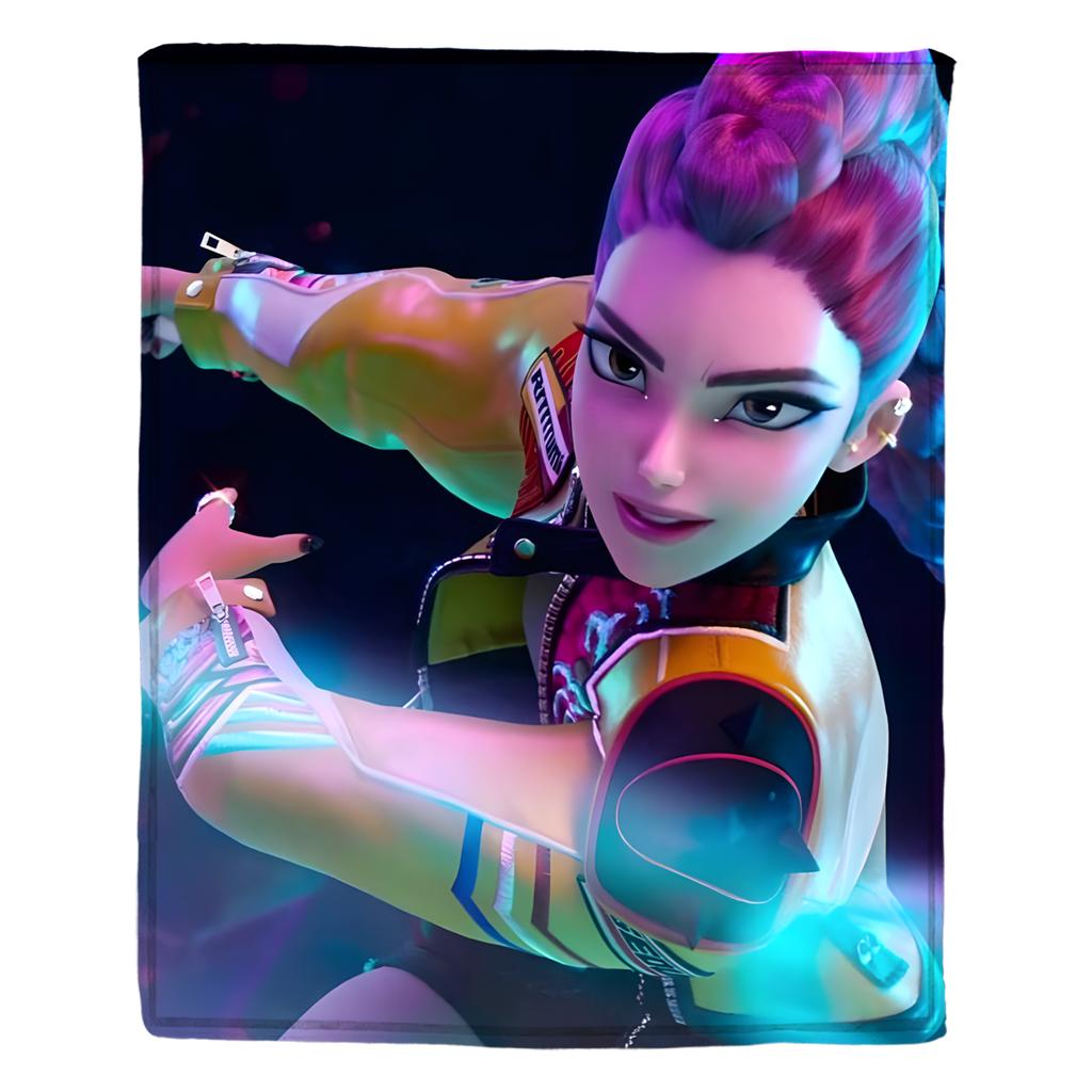 Flannel Digital Printed Blanket Conditioning Blanket Sofa Blanket Girl Gift