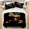 Power Loyalty Godfather Three-piece set (1 * duvet cover + 2 * pillowcase, without core) 2D Flat Duvet cover and pillowcase Bedding set