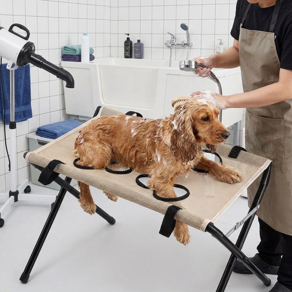 Quick Drying Pet Grooming Hammock Anti-Scratch Pet Washing Station  Picking Ears