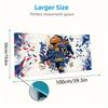 Kylian Mbappe Custom Name Large Size Mouse Pad Large Gaming Table Cushion Non-slip Laptop Tablet Big Mousepad XXL Mat Mini PC Playmat With Lock edge