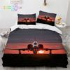 Airplane 3D Print Flying Plane Comfortable Duvet Quilt Cover Pillowcase Bedding Set Children Bedroom Decoration Home Textile