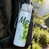 1PC Mojito Cocktail Letter Art 750ml Color Plastic Sports Water Bottle Leakproof Flip Straw Lid Suitable for Sports Office Home Use