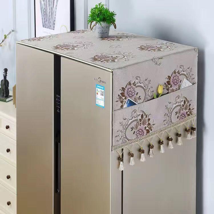Европейский стиль Холодильник Пылезащитный Чехол Одинарный Открытый Двойной Дверной Стиральная Машина Духовка Микроволновая Печь Водонепроницаемый Чехол Полотенце Полотенце