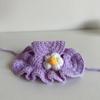 Cute Pet Hat Cat Hat Cute Flower Kittens Knitted Hat Handmade Photo Shoot Props  Pet