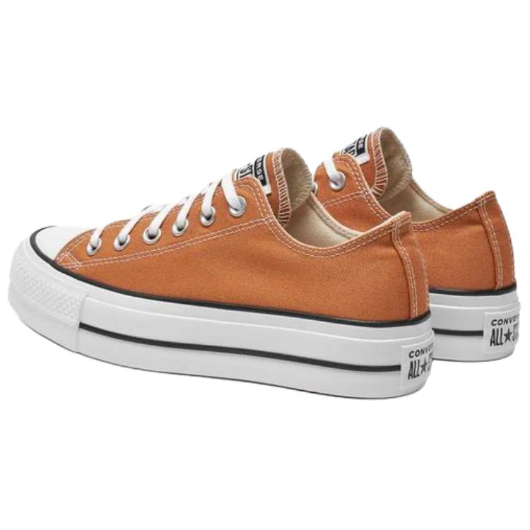 Converse Chuck Taylor All Star Lift Platform Повседневные Удобные Низкие Кеды из Канваса Женские кроссовки Оранжевый A11540C