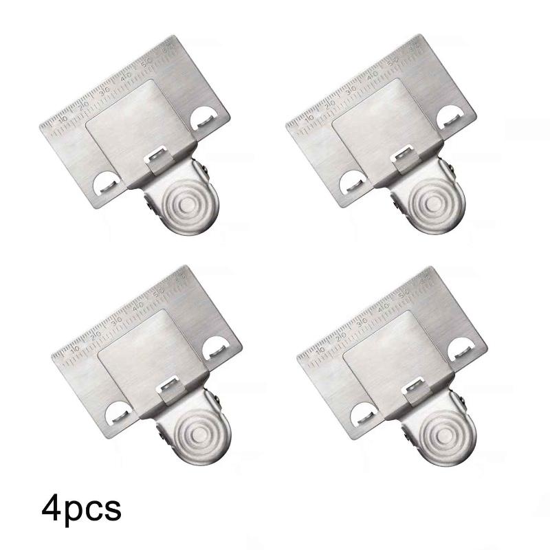 1/2/3/4 шт. Металлический держатель для клипсы измерительной ленты Точный измерительный инструмент для позиционирования при деревообработке Легко маркировать Разметка Рисование