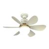 Ceiling Fans With Remote Control and Light LED Lamp Fan E27 AC85-265V Lighting Base for Bedroom and Living Room Lighting