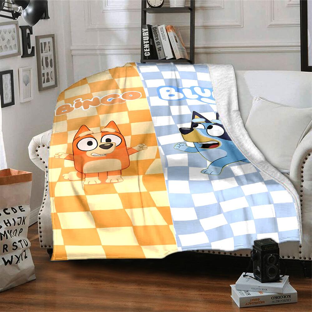 Bluey Blanket Ultra-Soft Great for Bed Office Chair Picnics for All Occasions Warmthful Decor Gift for Travel Home Birthdays