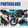 1/12 Yamaha YZF-R1M Alloy Racing Motorcycle Model Diecast Street Sports Motorcycle Model Simulation Sound and Light Детские игрушки Подарок