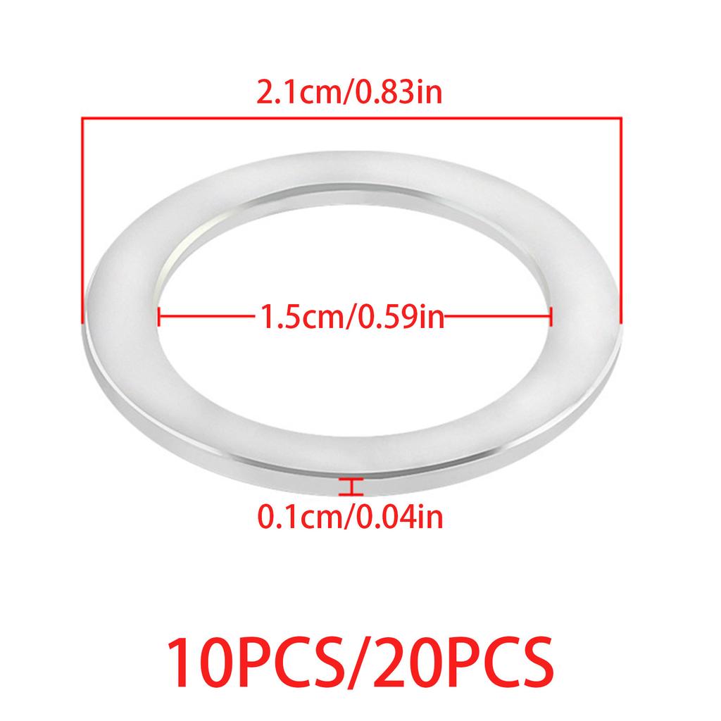10 шт./упак. прокладка педали велосипеда из нержавеющей стали, набор для замены шайб педали велосипеда для горного велосипеда, шоссейных велосипедов