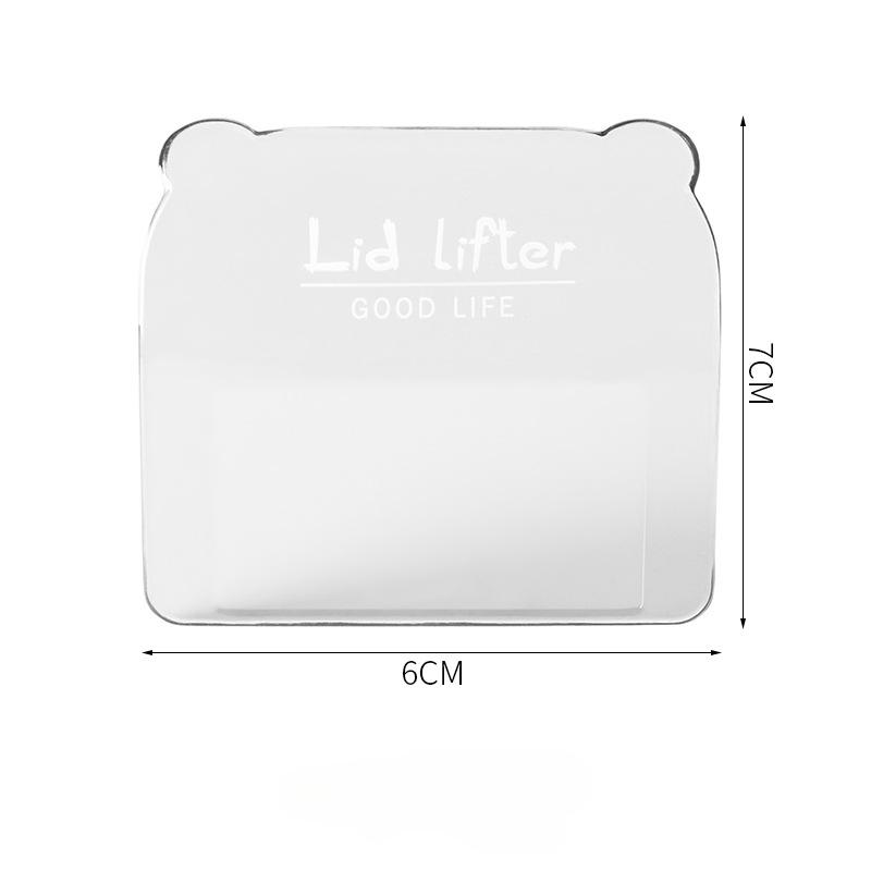 1 шт., устройство для подъема крышки унитаза в случайном стиле, легкое и небольшое, материал PS, для подъема крышки унитаза, принадлежности для ванной комнаты