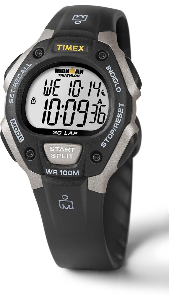 TIMEX T5E901 Ironman Traditional Resin Strap Men's 30-Lap Gray/Black [Товар]
