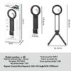 Portable Rotating Magsafe Carabiner Tripod for Phone and Live Streaming