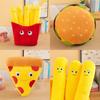 Fast Hamburgers Pizza Food Styling Plush Doll Childrens Birthday Decor Gifts