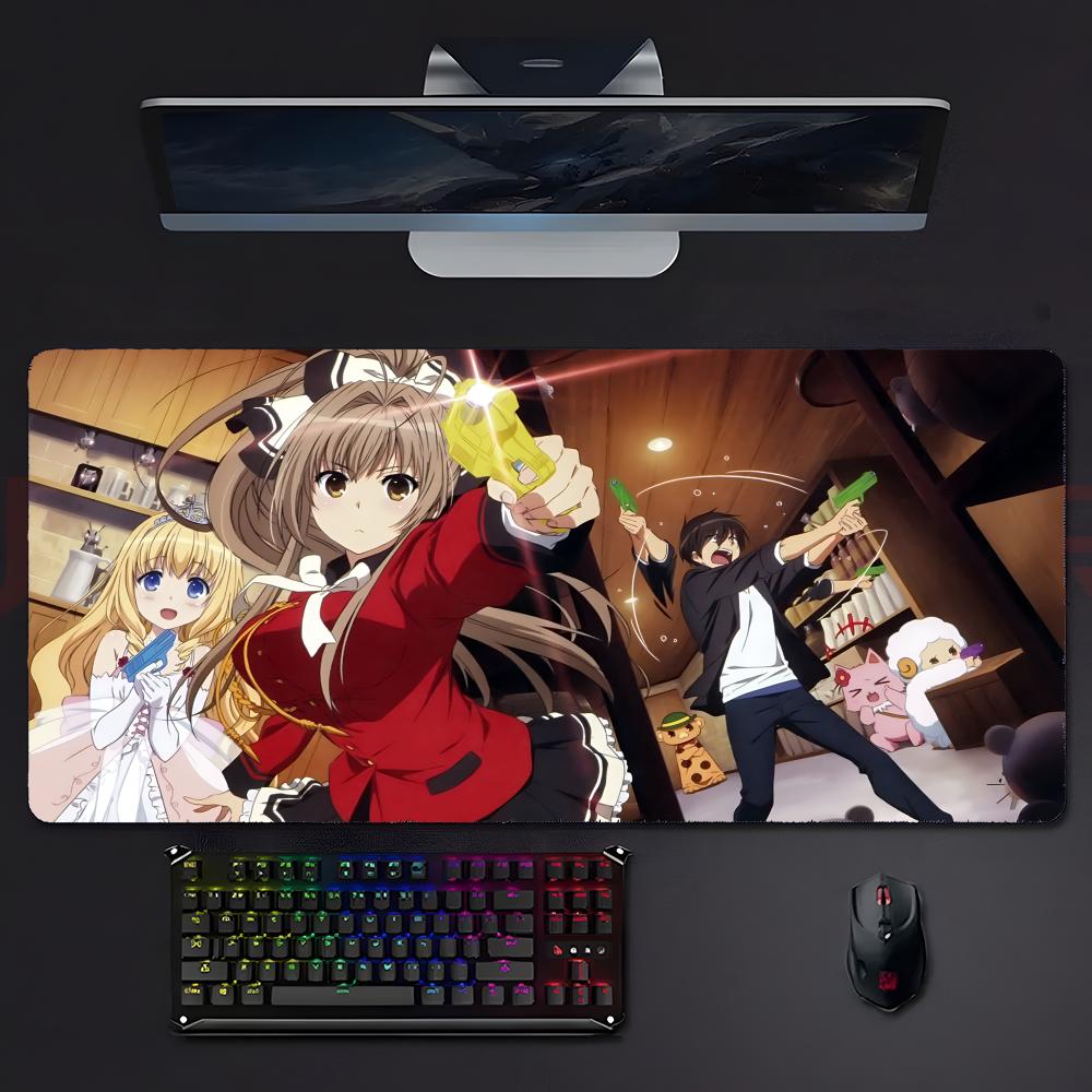 Cute Sweet Anime Aamagi Brilliant Park Sento Isuzu Mouse Pad Mousepad Large Gaming Lockedge Thickened Pc Table Desk Mat
