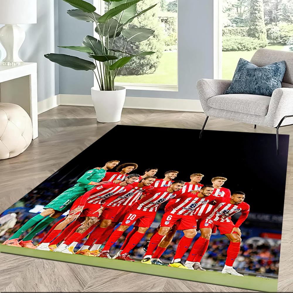 Atletico Madrid Floor Rug Office Rug Perfect For Dormitory Entryway Game Room Decorate Room Antislip Rug Office Home Decor Perfect Gift For Womenmen