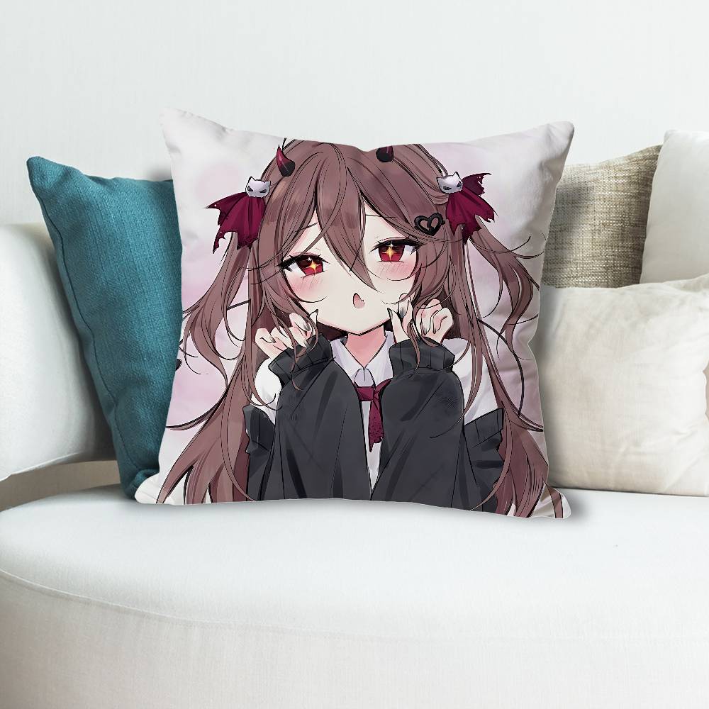 Чехлы для подушек Neuro SSama EEvil Vtuber для спальни, гостиной, дивана, домашнего декора, полиэстеровая наволочка на молнии
