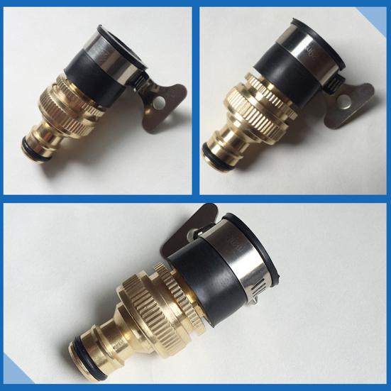 5 шт. латунные переходники для шлангов, нержавеющие, герметичные, безопасное соединение, простая установка, соединители для кухонного крана, садовые принадлежности