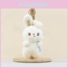 Rabbit Pendant Plush Cartoon Flower Rabbit Bag Hanging Keychain Decoration