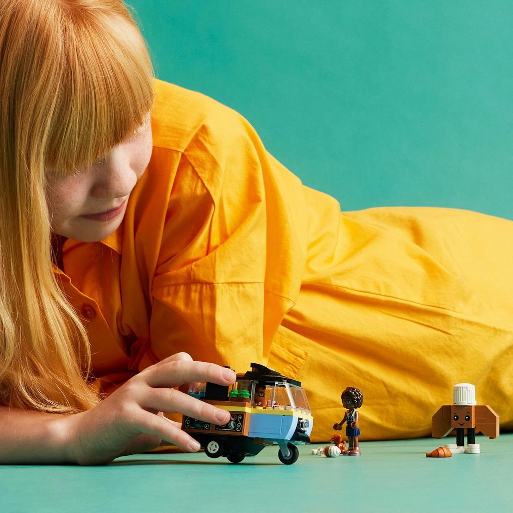 LEGO Friends Mobile Bakery Toys Present Birthday Blocks Educational Christmas Girls Boys Children 6 Years Old 7 Years Old 8 Years Old 9 Years Old