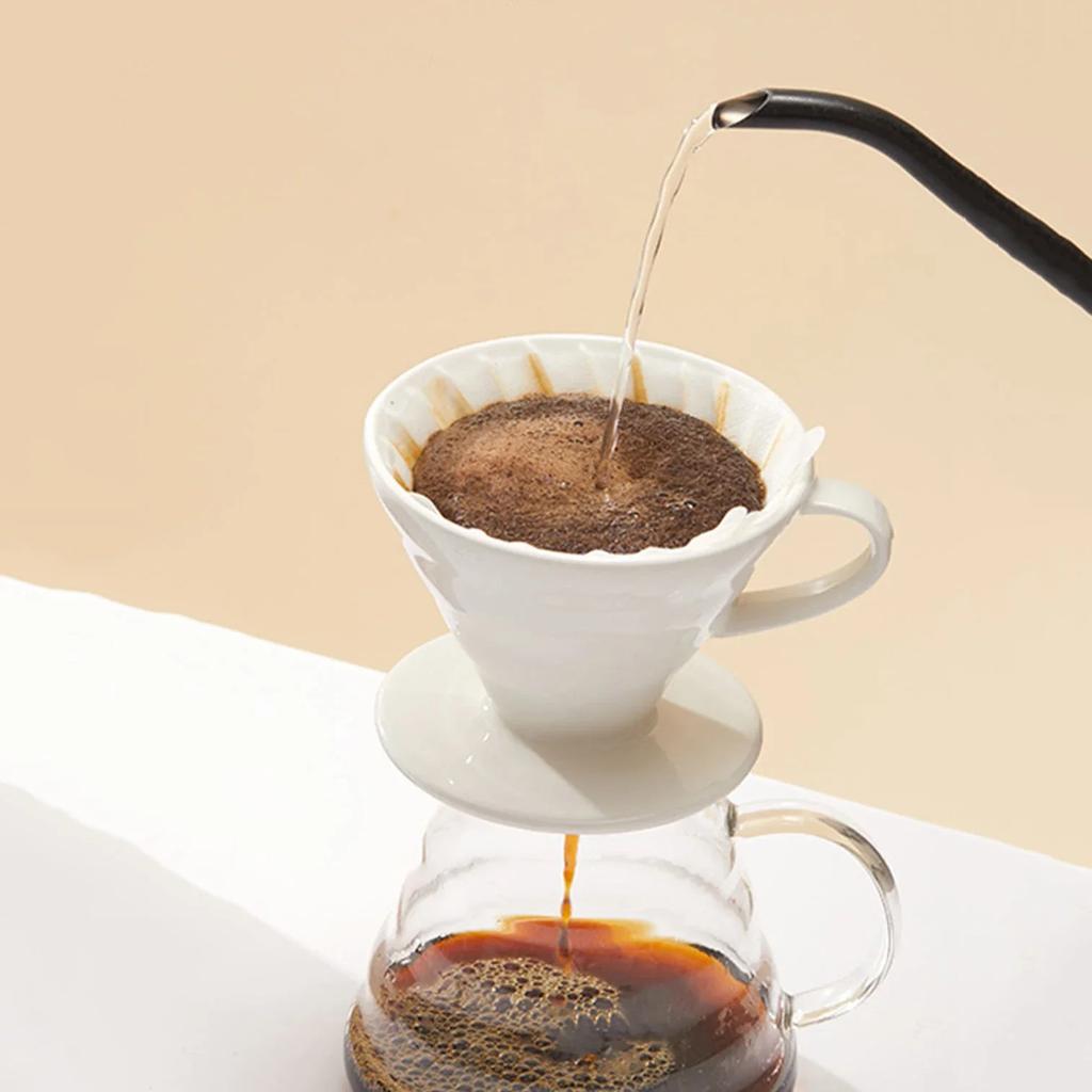 40 шт., Эффективная кофейная фильтровальная бумага для ручного капельного кофе и американской кофеварки