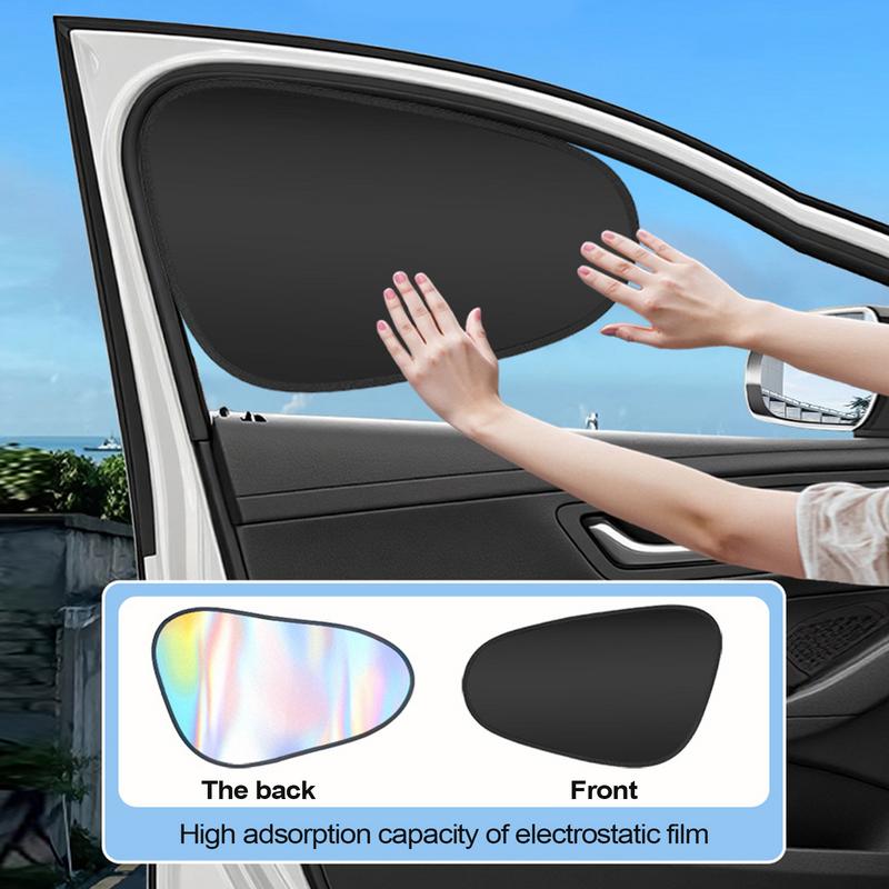 Sunshades For Car Window Automotive Window Sunshades Reusable Protection Removable Static Adhesion For Automotive Truck Vehicle