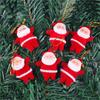 Christmas Ornaments Gift  Snowman  Doll Hang Decorations 6pc