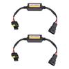 2PCS Car LED Headlight Canbus Decoder Anti Flickering Harness LED Light Warning Error Fault Resistor