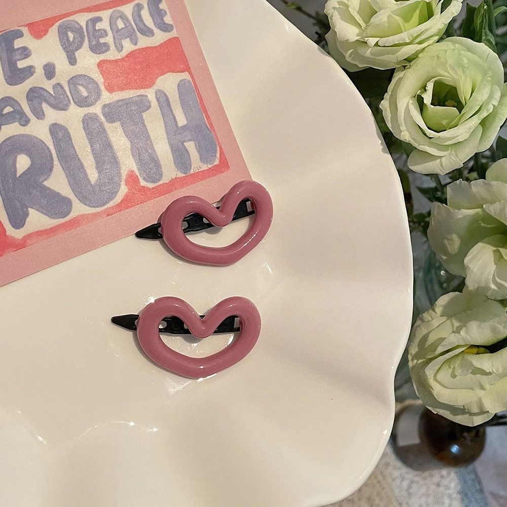 Clip Gifts Headdress Korean Style Hairpin Y2K Hair Barrettes Hair Accessories Love Heart Hair Clip