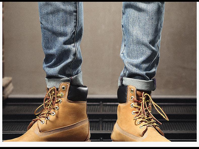 Мужские модные облегающие джинсы в стиле пэчворк с множеством карманов и контрастными цветными заплатками