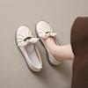 Fashion Round Toe Ladies Footwear Summer Slip-on With Bow Women's Flat Mary Jane Shoes Y2k Chic Point Wholesale Discount Promotion Shoe