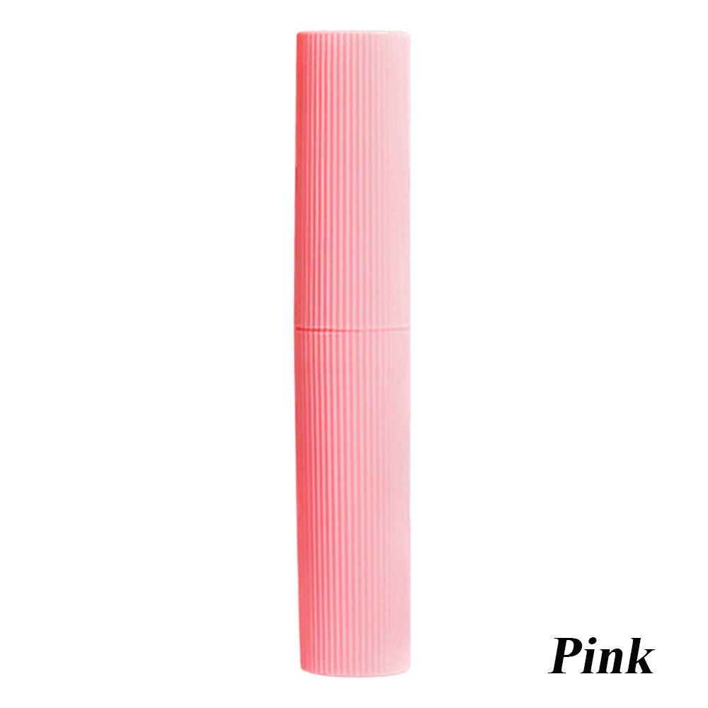 New Travel Portable Toothpaste Cylinder Case Storage Box Toothbrush Holder Plastic