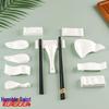 Qianxing Pure White Ceramic Multi-Purpose Chopstick & Spoon Rests