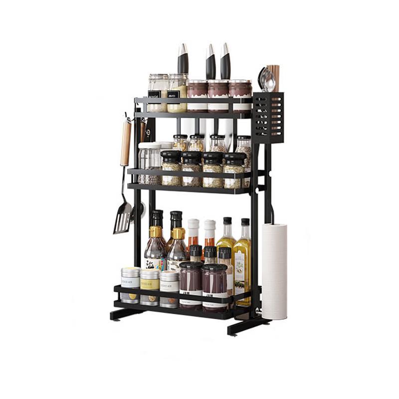 Handun Foldable 3-Tier Wall-Mounted Spice Rack