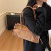 Retro Niche Large Capacity 2025 Autumn New Light Luxury Niche Underarm Bag Tote Bag Korean Solid Color Shoulder Bag