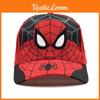 Kids Baseball Cartoon Cap With Embroidered Pattern And Short Brim