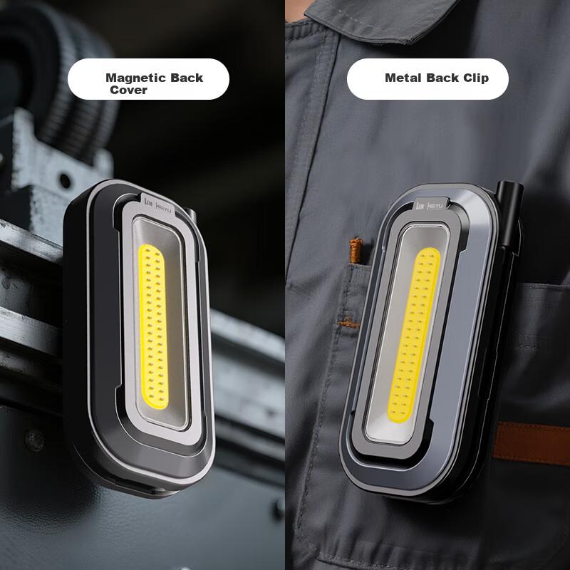LEM Magnetic Work Light Automotive Repair Flashlight High Brightness Long Battery Life Outdoor Rechargeable Torch