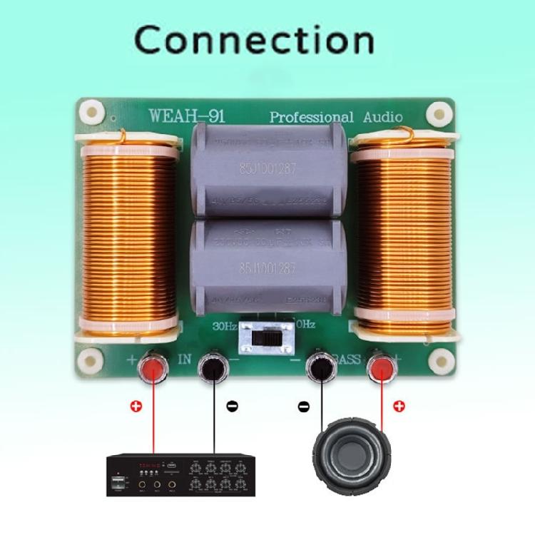 WEAH-91A/WEAH-91 2500W High Performances Subwoofer Crossover Filter Fever Level Sound Quality Adjustable for Stage