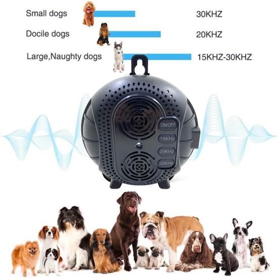 Anti Bark Device for Dogs Rainproof Bark Controller Intelligent Sensor Humanized Effective Barking Deterrent for Small Medium Large Dogs