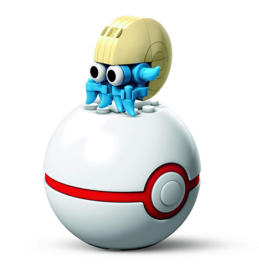 Конструктор Mega Construx Pokemon Шар Монстров, 332 детали, Смешанный ассортимент, Коробка на 12 штук, FPM00-987B