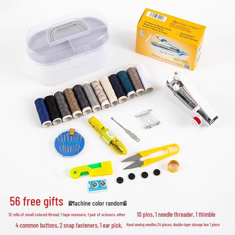 Компактная ручная швейная машина: Портативный, Универсальный, Ручной Сшиватель для Простых Швейных Задач