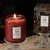 Elegant Embossed Glass Candle Set - Smokeless Soy Wax Aromatherapy for Home