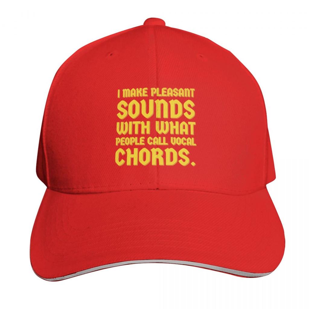 I Make Pleasant Sounds With What People Call Vocal Chords Baseball Cap Men Women Casual Summer Sport Sun Cap