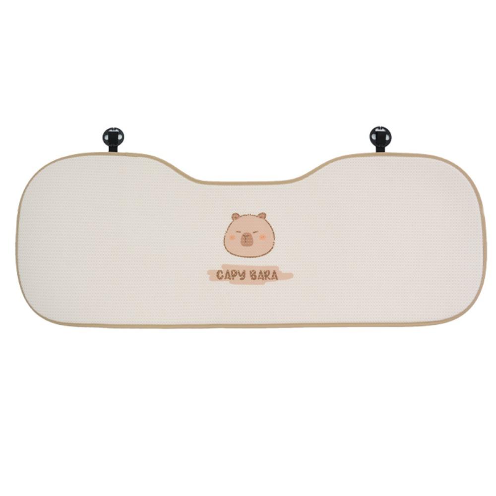 Защитная накладка Летняя автомобильная мультяшная подушка Дышащая подушка на автомобильное сиденье Капибара Декорация